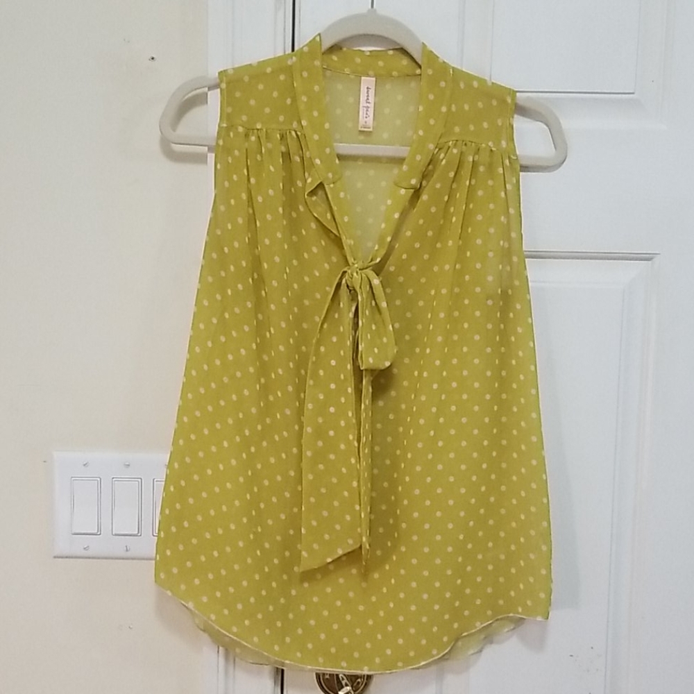Sweet Pea /Anthropologie sleeveless blouse